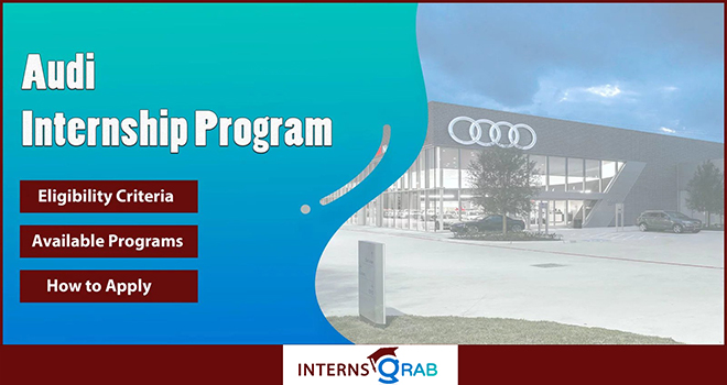 Audi Internship Roles Built for Tech, Design, and Innovation