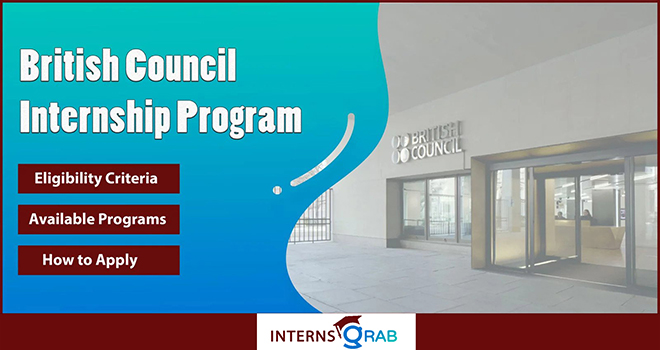 British Council Internship in the USA: Apply Now
