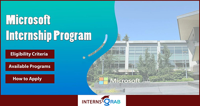 Microsoft Internship Roles in Tech, Research, and Design 