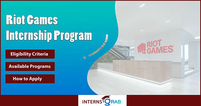 Riot Games Internship Opportunities in the U.S